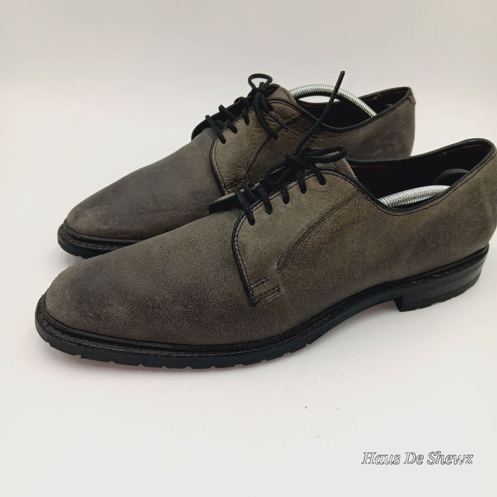 Allen Edmonds Black Hills Olive Gray Oxford Shoe